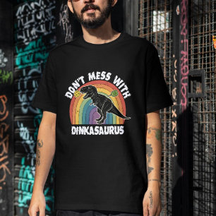 Camiseta No Te Metas Con Dinkasaurus Pickleball