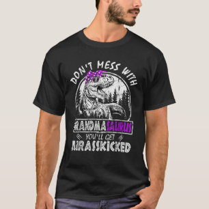 Camiseta No te metas con el abuelito te dará Jurasskic