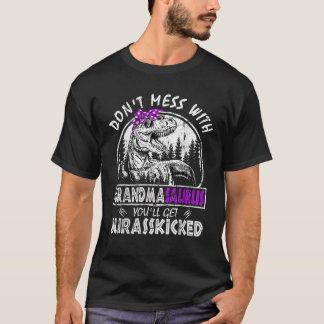 Camiseta No te metas con el abuelito te dará Jurasskic
