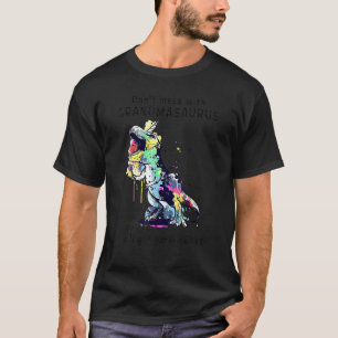 Camiseta No te metas con el abuelito, te vas a poner Jurass
