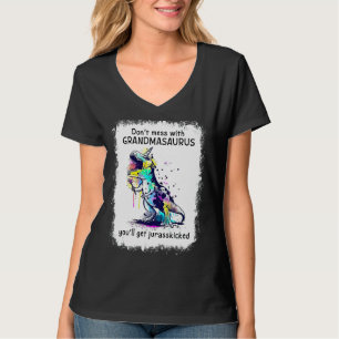 Camiseta No te metas con el abuelito, te vas a poner Jurass