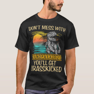 Camiseta No te metas con el abuelo. Conseguirás a Jurasskic
