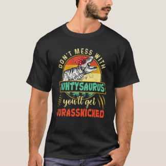 Camiseta No te metas con el Auntysaurus cogerás Jurasskicke