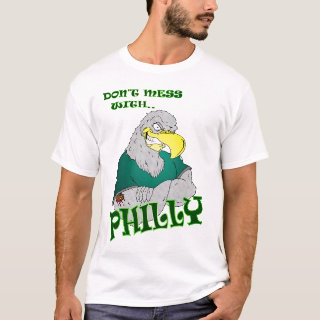 Camiseta No te metas con el fútbol de Philly (Anverso)