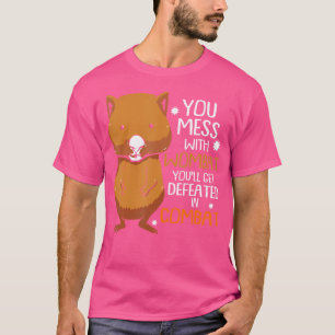 Camiseta No te metas con el Wombat