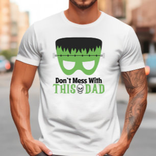 Camiseta No te metas con esta halloween de papá
