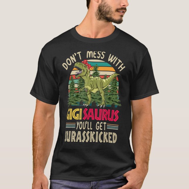 Camiseta No te metas con Gigisaurus, te vas a echar una pat (Anverso)