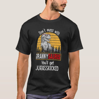 Camiseta No te metas con Grannysaurus, cogerás a Jurasskis