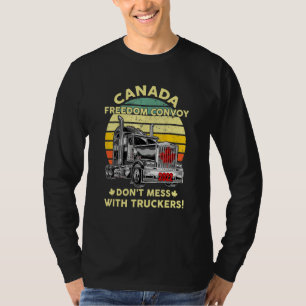 Camiseta No te metas con los camioneros del convoy por la l