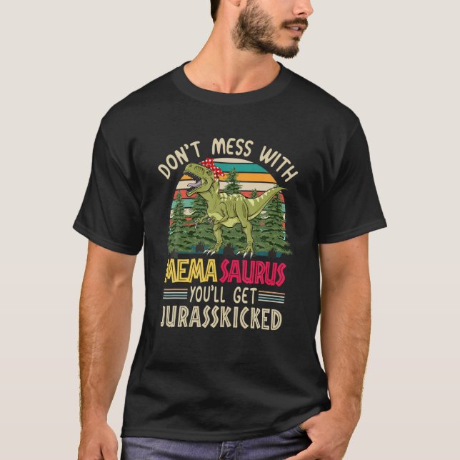 Camiseta No te metas con Memasaurus, te vas a matar (Anverso)