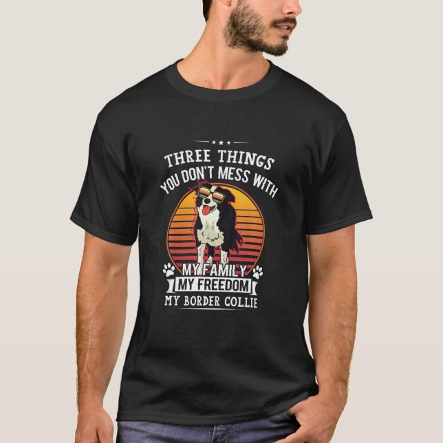 Camiseta No te metas con mi compañero de frontera (Anverso)