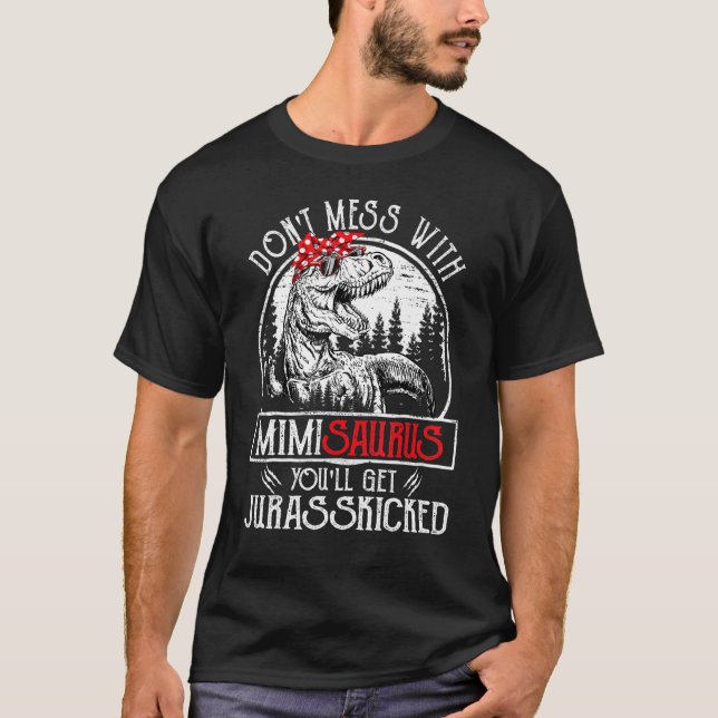 Camiseta No te metas con Mimisaurus, te vas a engañar (Anverso)