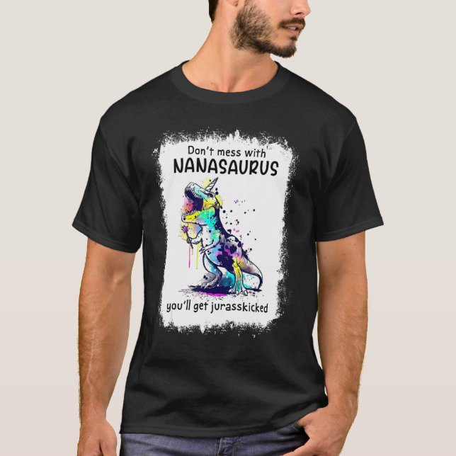 Camiseta No te metas con Nanasaurus, te vas a echar una pat (Anverso)