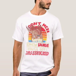 Camiseta No te metas con Nephew Saurus