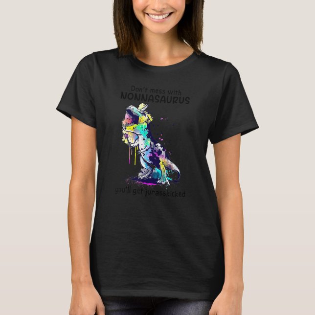 Camiseta No te metas con Nonnasaurus (Anverso)