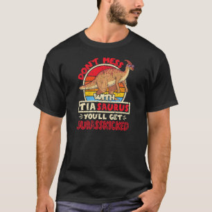 Camiseta No te metas con Tia Saurus, yo juraskpicé el paras