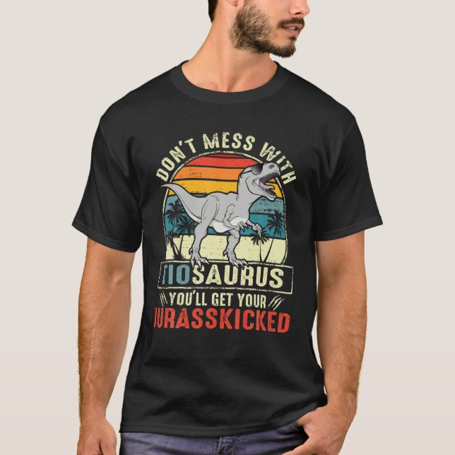 Camiseta No te metas con Tiosaurus, te vas a echar una pata (Anverso)