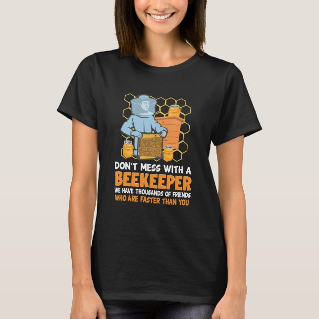 Camiseta No te metas con un apicultor (Anverso)