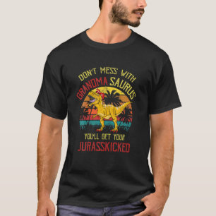 Camiseta No Te Métete Con El Abuelo, Te Conseguirá Juraskic