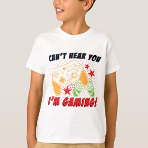 Camiseta No te oigo, estoy jugando con la camiseta, el rega
