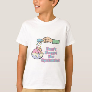 Camiseta no te olvides de las chispas