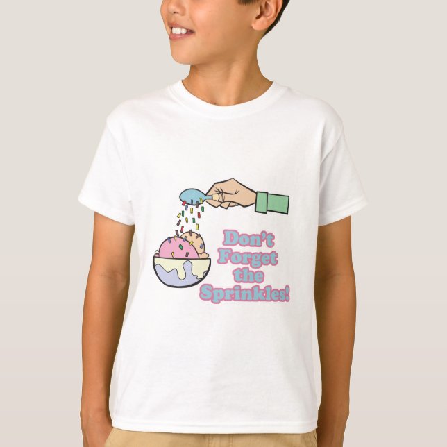 Camiseta no te olvides de las chispas (Anverso)