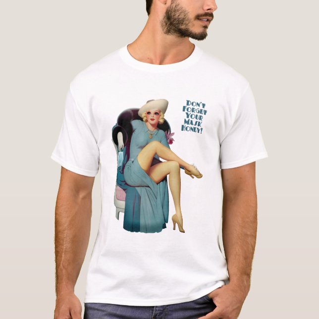 Camiseta ¡No te olvides de tu querida Máscara! (Anverso)