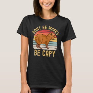 Camiseta No te preocupes, Capy Capybara Vintage Retro Roden