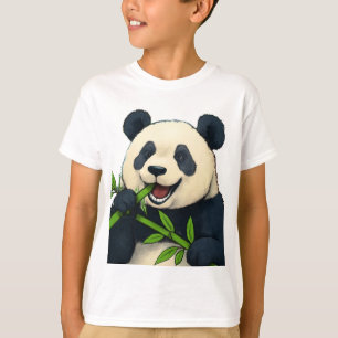 Camiseta No te preocupes, come bambú - arte panda