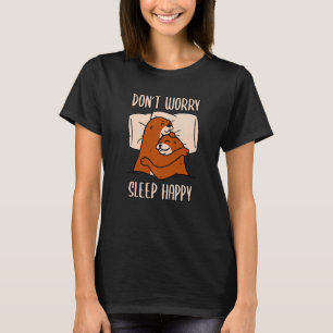 Camiseta ¡No te preocupes duerme feliz! Pijamas con nutrias