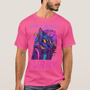 Camiseta No Te Preocupes Estar Furioso Yo Vaporwave Fox Cos