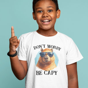 Camiseta No te preocupes por Capy Capybara Feliz