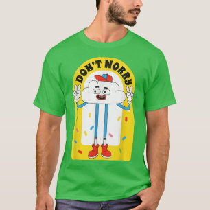 Camiseta No te preocupes por el Personalizado de la nube de