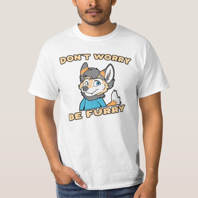 Camiseta No te preocupes por el regalo de Furry Fandom Furs (Anverso)