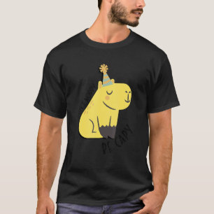Camiseta No te preocupes por ser capy, feliz capibara