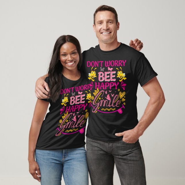 Camiseta No te preocupes por sonreír feliz (Unisexo)
