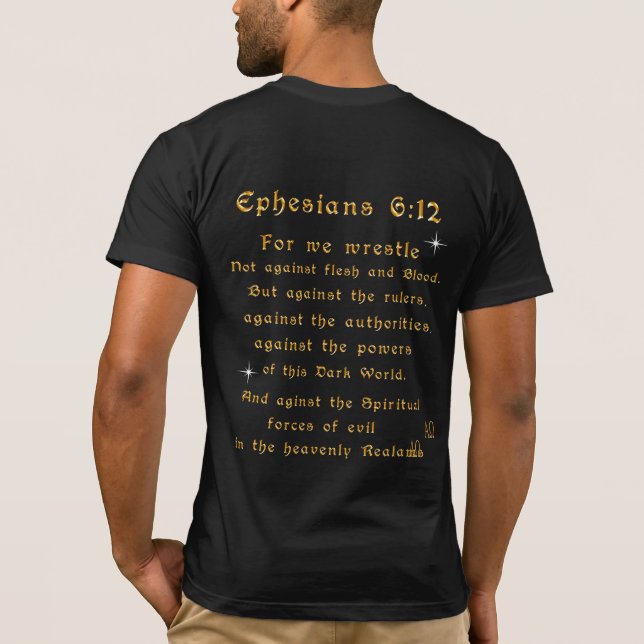 Camiseta No te preocupes por ti. (Reverso)
