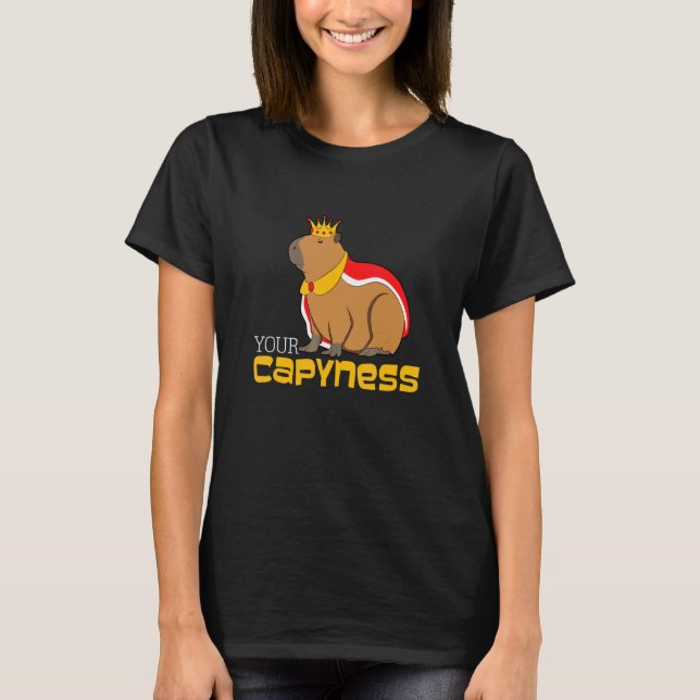 Camiseta No Te Preocupes Sé Capy Cute Capybara (Anverso)