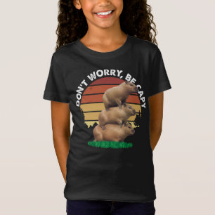 Camiseta No te preocupes, sé capy - retro vintage tres capy