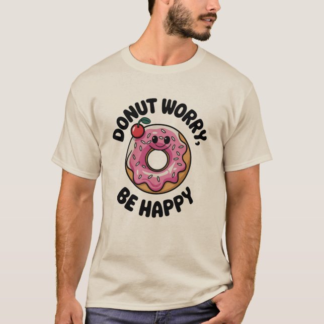 Camiseta No te preocupes, sé feliz (Anverso)