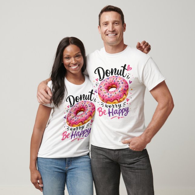 Camiseta No te preocupes sé feliz (Unisexo)