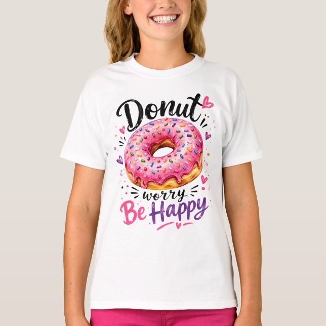Camiseta No te preocupes, sé feliz (Anverso)