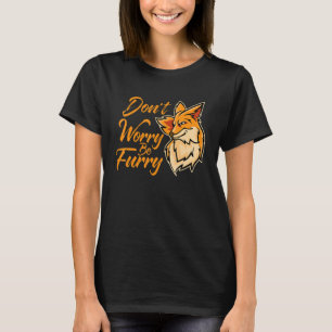 Camiseta No te preocupes ser animal de Fox Furry para hombr