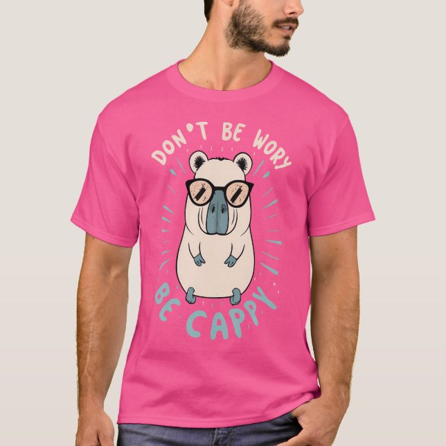 Camiseta No Te Preocupes Ser Capy Capybara (Anverso)