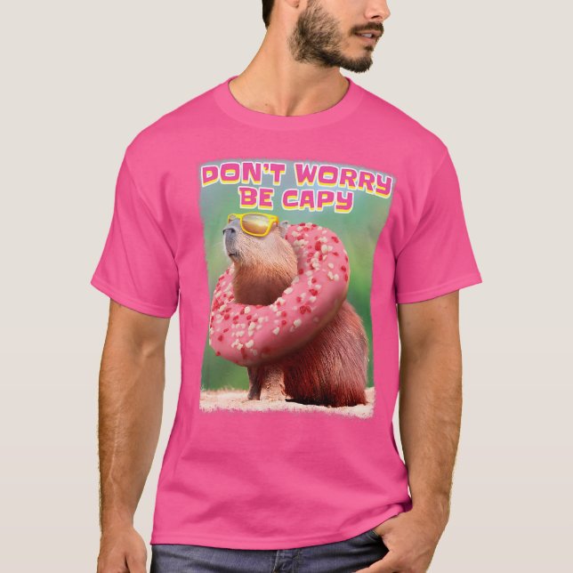 Camiseta No Te Preocupes Ser Capy Capybara (Anverso)
