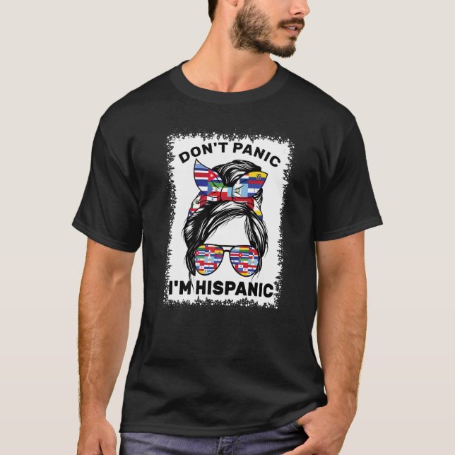 Camiseta No te preocupes, soy Hispanic National Hispanic Hi (Anverso)
