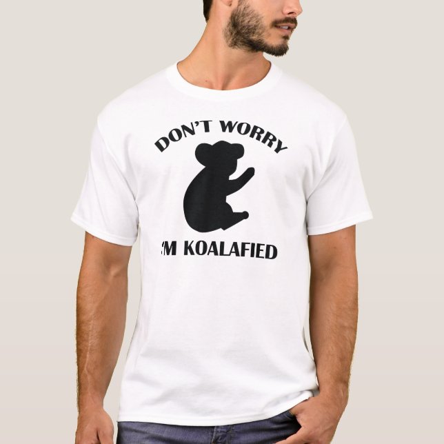 Camiseta No te preocupes, soy Koalafied (Anverso)