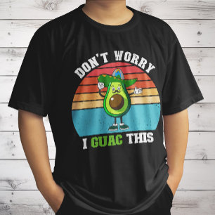 Camiseta No te preocupes, soy vegetariano y aguacate mexica