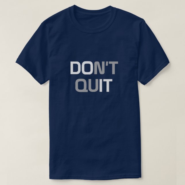 Camiseta No te Rindas (Diseño del anverso)