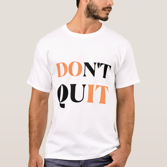 Camiseta No te rindas (Anverso)